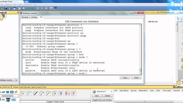 Configure EtherChannel via PAgP (Port Aggregation Protocol) in Cisco Switches смотреть онлайн