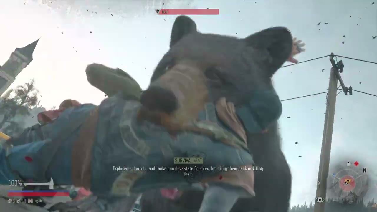 Days Gone -Bear attack смотреть онлайн
