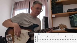 Лилу45 - Восемь (bass cover, tabs, бас, табы)