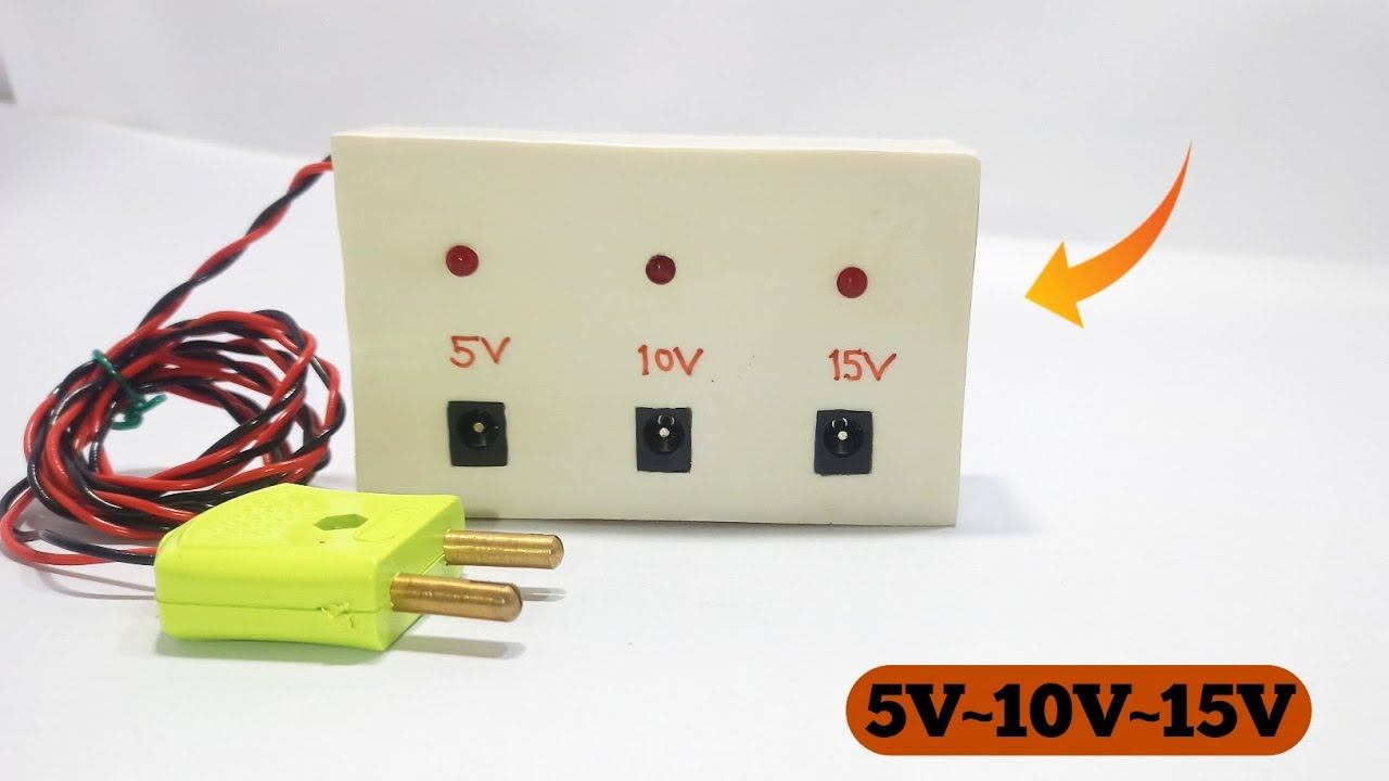 How To Make Variable Power Adapter At Home | 5V~10V~15V смотреть онлайн
