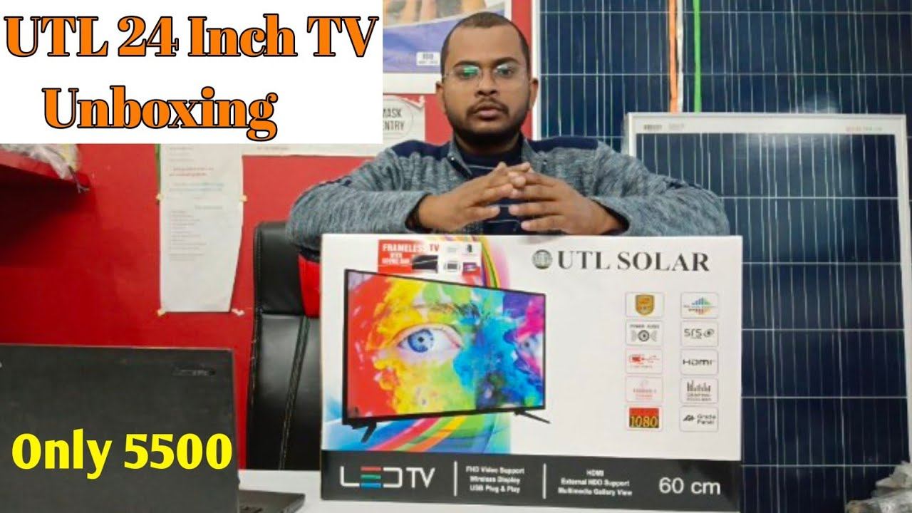UTL 24 Inch LED TV || UTL 24 inch TV Unboxing & Reviews #prakashsolar #unboxing #ledtv #2022 смотреть онлайн
