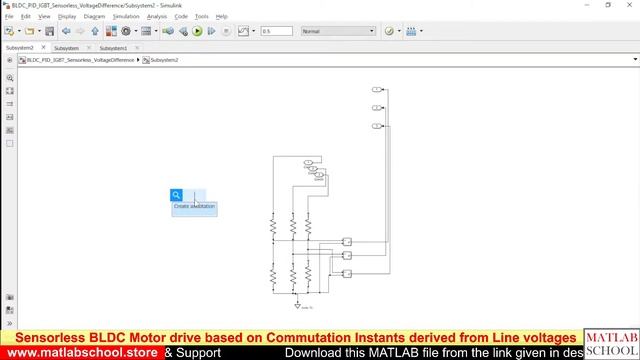 Sensorless BLDC Motor drive with PID Controller based on Commutation Instants | MATLAB Simulink смотреть онлайн
