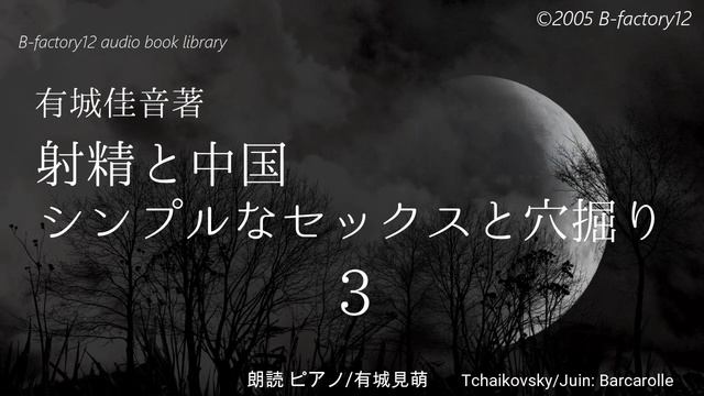 【小説朗読】「射精と中国、シンプルなセックスと穴掘り③」(全四回)有城佳音著 文学賞受賞内定作品(オーディオブック/サウンドノベル/ディストピア/睡眠用BGM/作業用BGM/字幕つき)