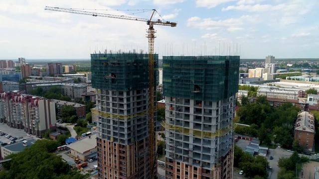 Жилой комплекс Эрмитаж. Облетка июнь 2019 смотреть онлайн