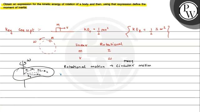 Obtain an expression for the kinetic energy of rotation of a body a... смотреть онлайн