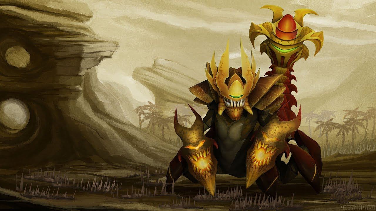 Гайд на Скорпа, Сэнд Кинг ( Dota 2 guide Crixalis Sand king ) смотреть онлайн