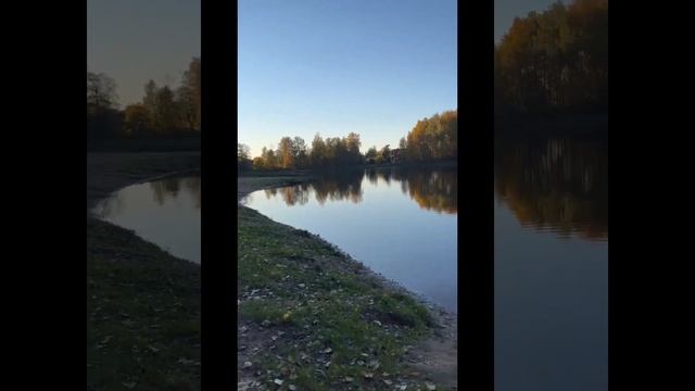 Парголовские озёра, октябрь. смотреть онлайн