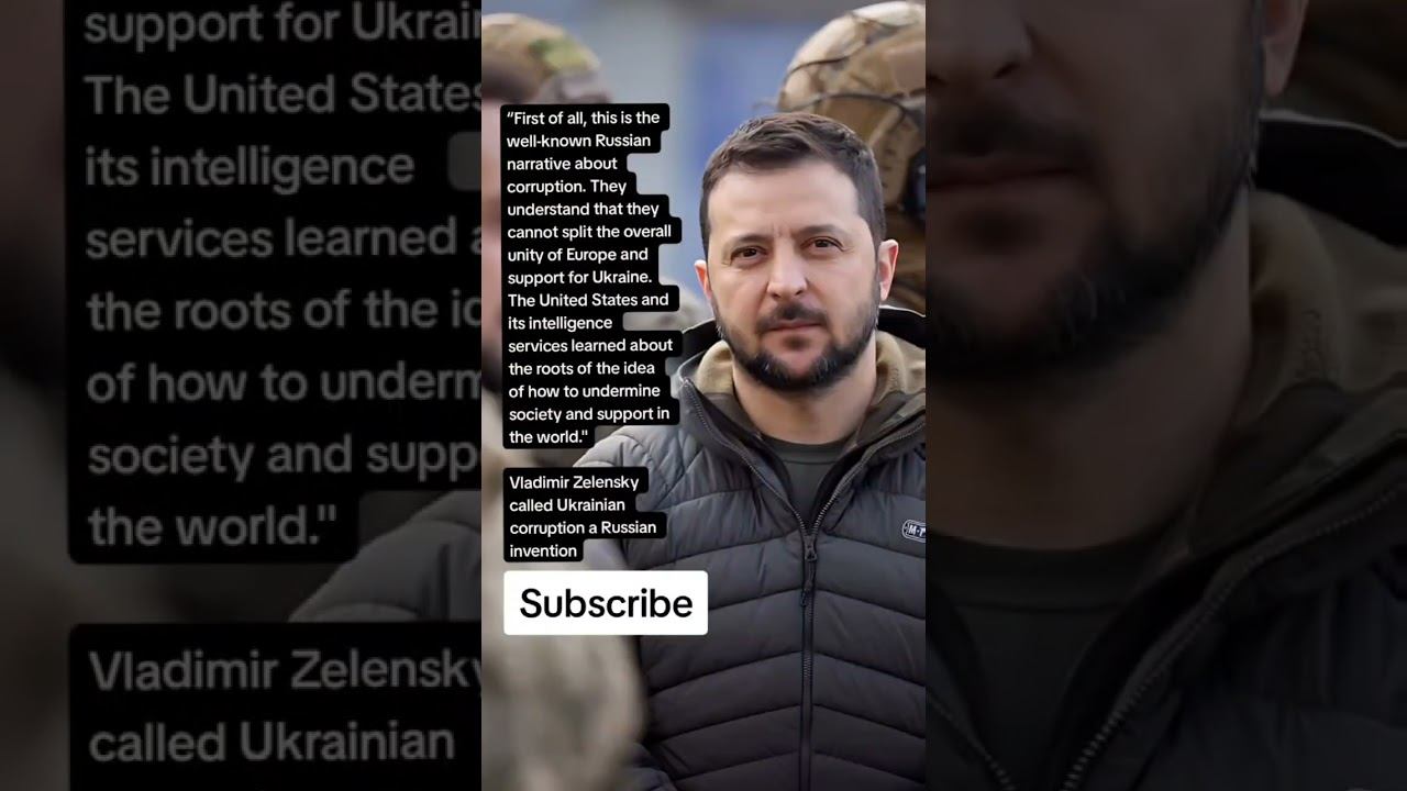 Vladimir Zelensky called Ukrainian corruption a Russian invention (Quotes) смотреть онлайн