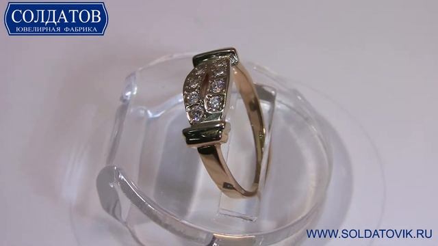 Колечко с цирконием K1339 100R 3 25 смотреть онлайн