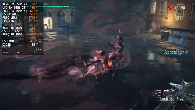 Devil May Cry 5: RX 5500 XT 4GB, I5 3550 e 16GB RAM [Testando a Performance] смотреть онлайн