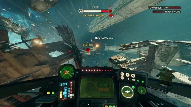 Star Wars: Squadrons B-Wing Proton Bomb Fun смотреть онлайн