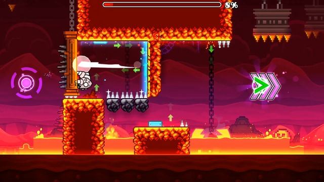 Dash на 3 монетки + секретные коды | Geometry Dash смотреть онлайн