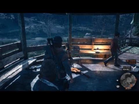 DAYS GONE singing at Iron Mikes camp. Tune! смотреть онлайн