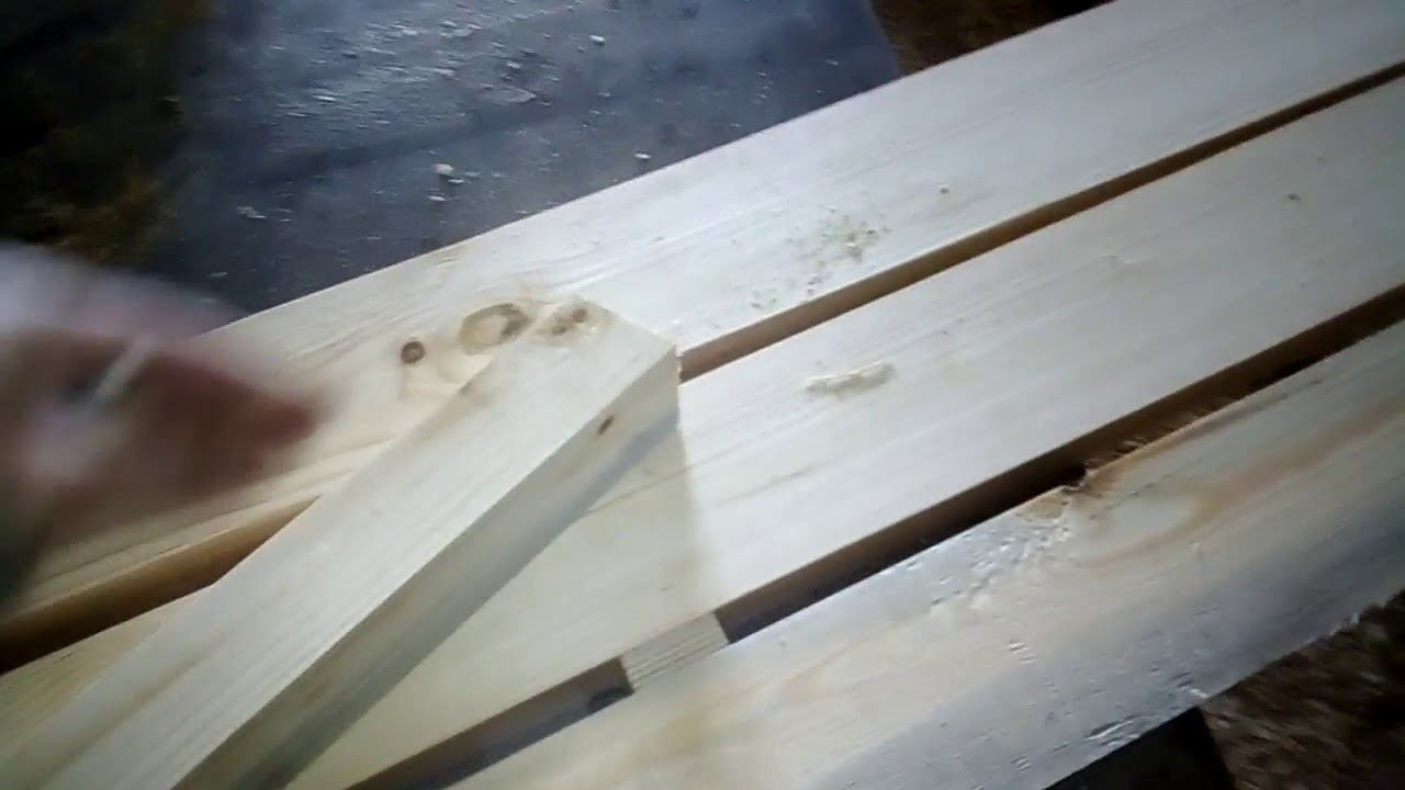 Как сделать простую красивую и надежную лавочку смотреть онлайн