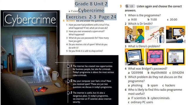 Grade 8 Unit 2 Cybercrime Page 24