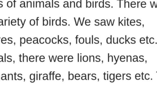 A Report on A Visit to a Zoo смотреть онлайн