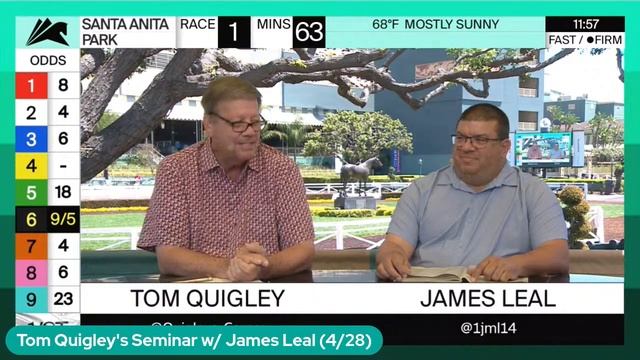 Tom Quigley's eminar w/ James Leal (4/28) смотреть онлайн