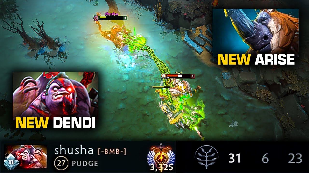 A NEW DENDI PUDGE vs A NEW AR1SE MAGNUS MID | Pudge Official смотреть онлайн