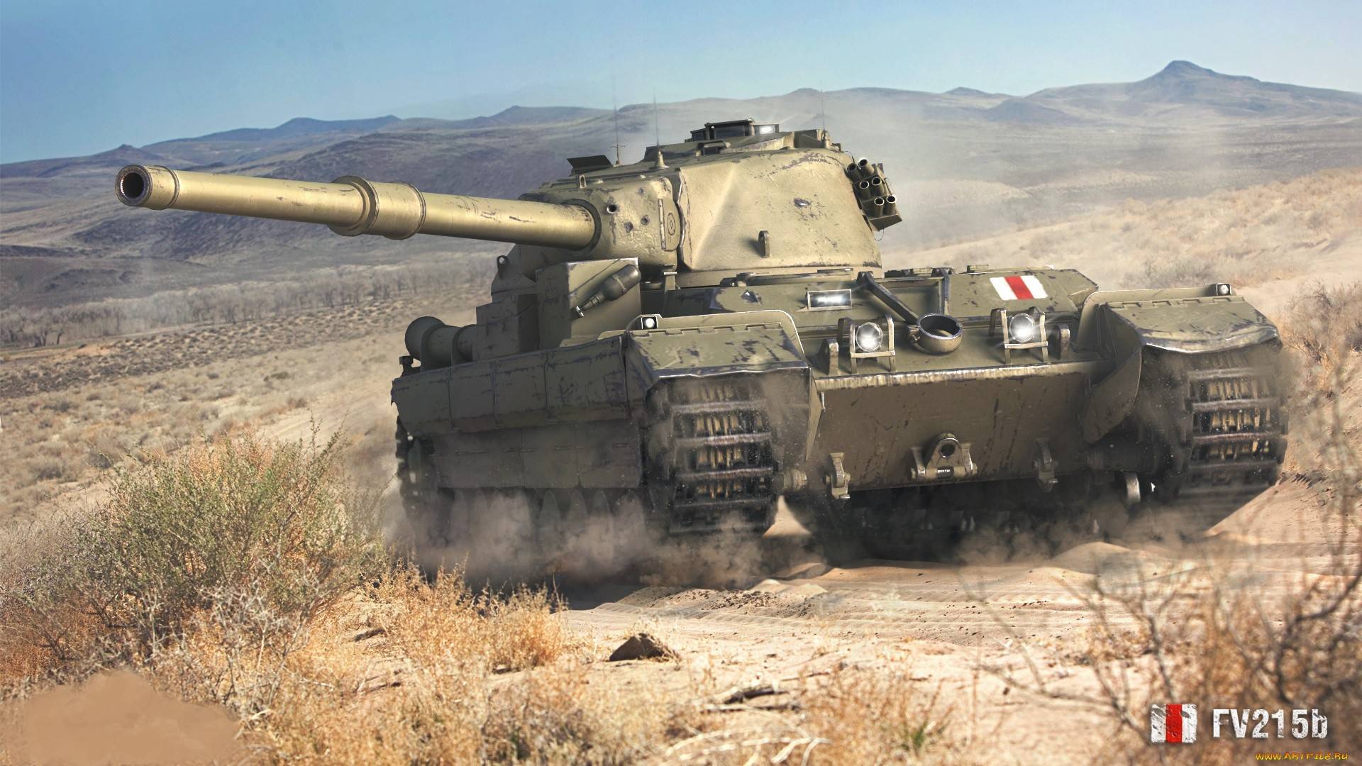 Карта Карелия Британский тяжелый танк FV215b