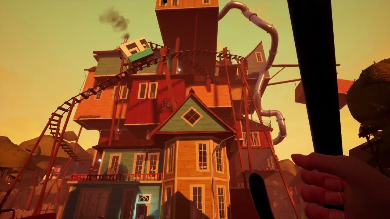 Кошмар в кладовке! Прохождение Hello neighbor на PS4 #4 смотреть онлайн