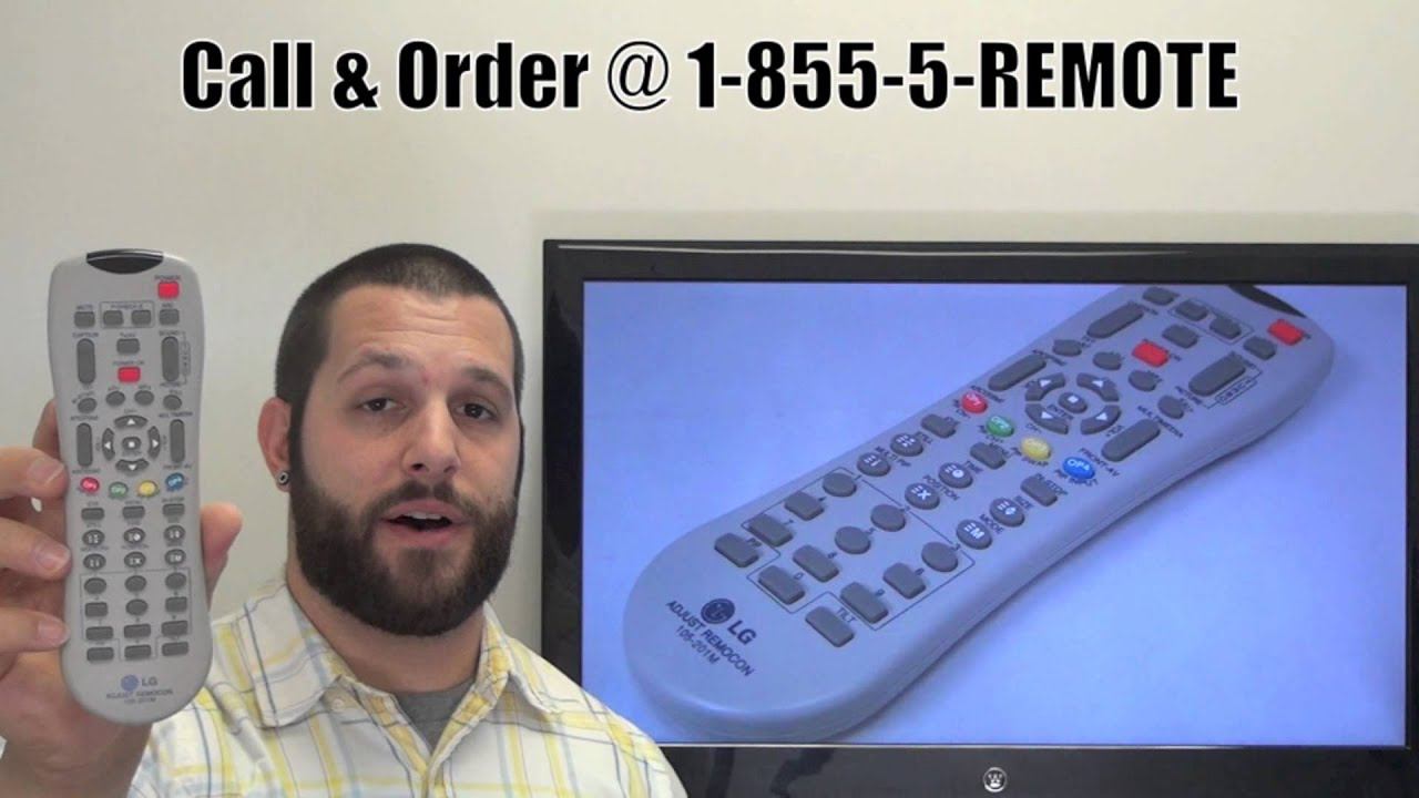 LG 105201M Master Service Remote Control - www.ReplacementRemotes.com смотреть онлайн