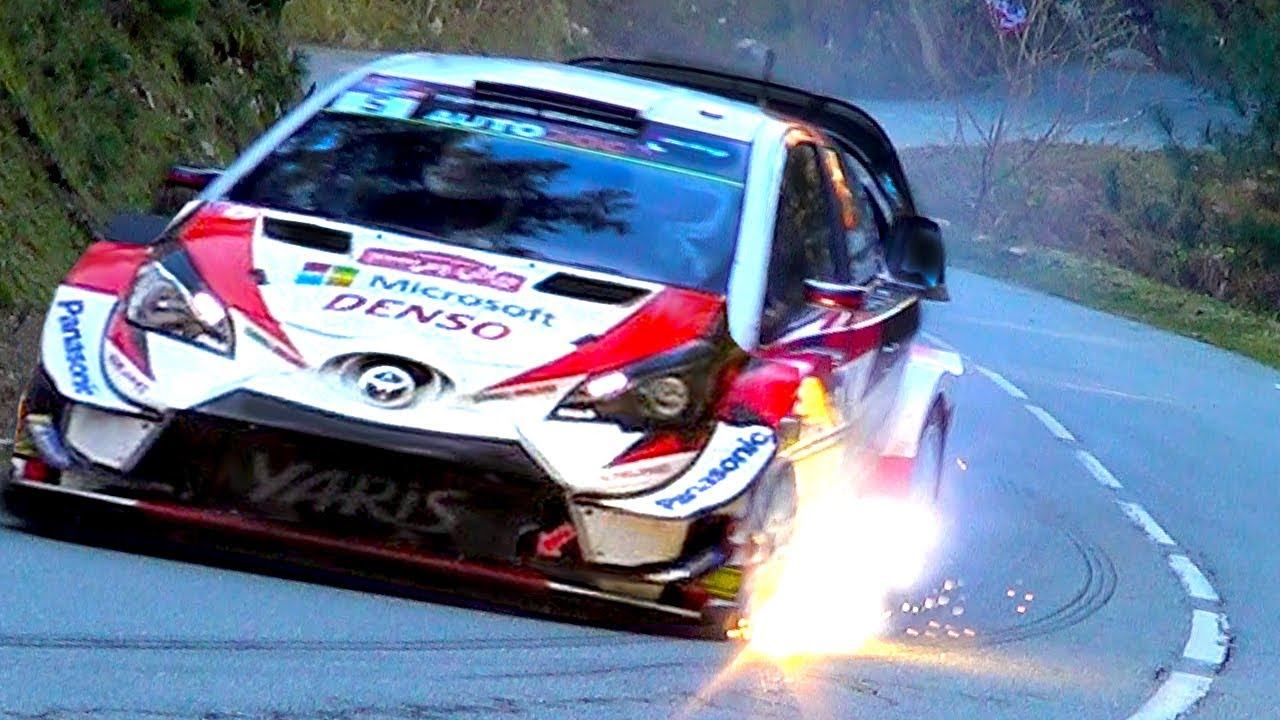 Rallye Tour de Corse 2019 CRASH MISSES Flat Out Mistakes смотреть онлайн