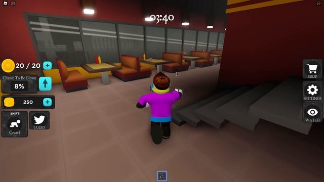 КАК СБЕЖАТЬ ОТ КЛОУНА РОНАЛЬДА В РОБЛОКС! RONALD ROBLOX смотреть онлайн