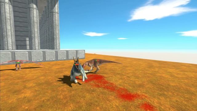 CARNIVORE DINOSAURS+MUTANT PRIMATES VS HERBIVORE DINOSAURS+FANTASY - Animal Revolt Battle Simulator