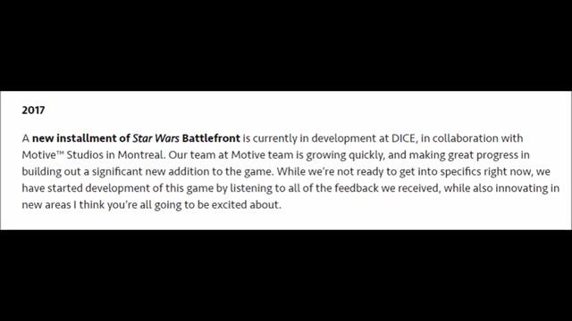 THE FUTURE OF EA STAR WARS GAMES смотреть онлайн