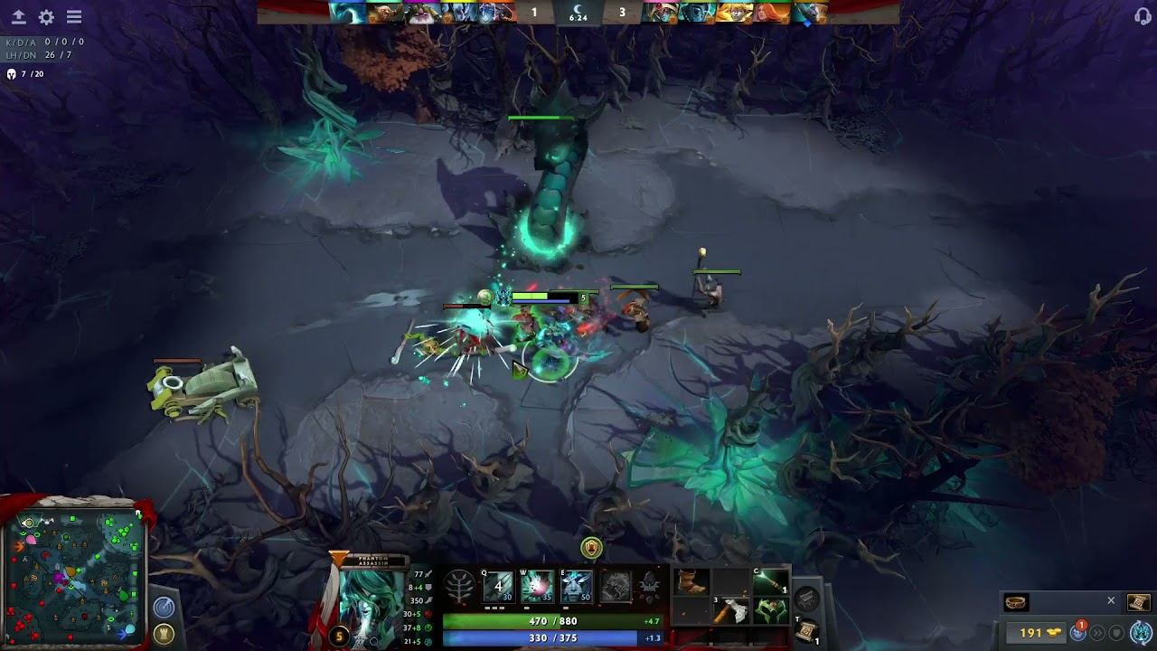 Dota 2 - PA & Oracle safelane with WIC смотреть онлайн