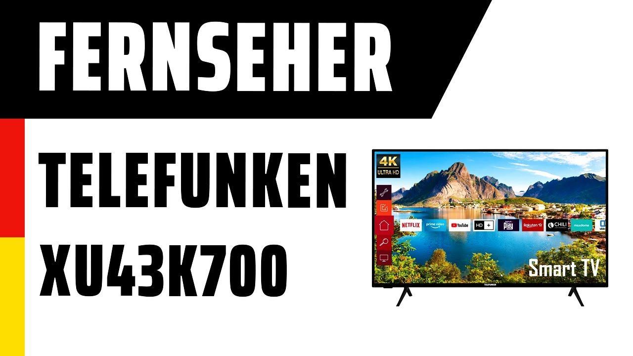 Fernseher TELEFUNKEN XU43K700 | Test | Deutsch смотреть онлайн