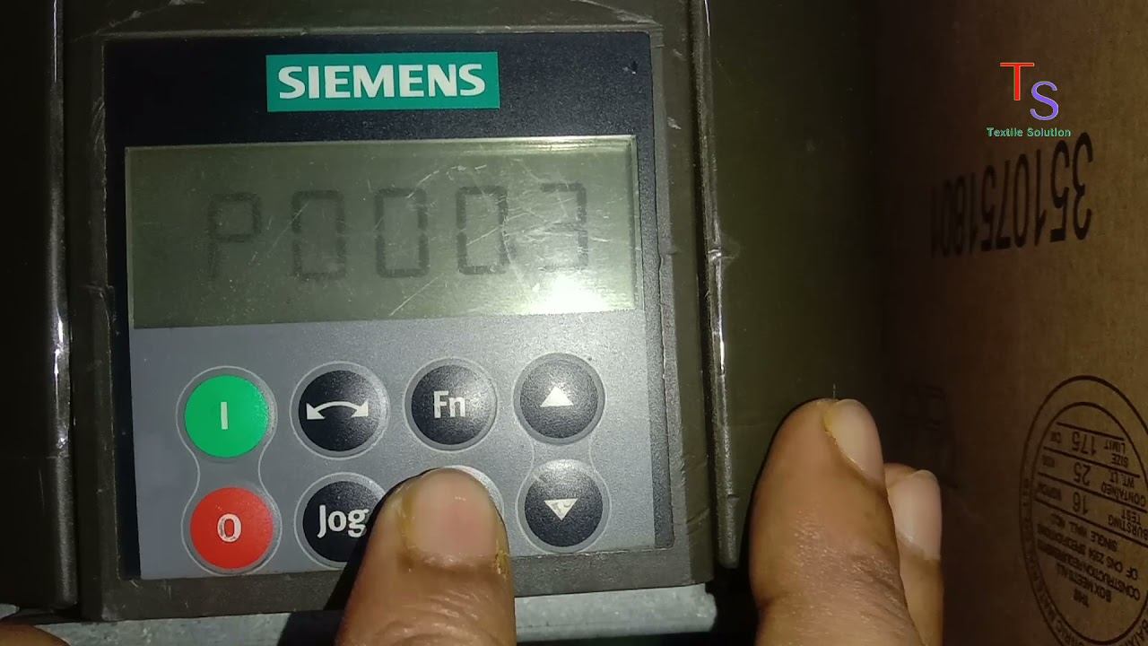 how to parameter setting Micromaster 440 | Siemens смотреть онлайн