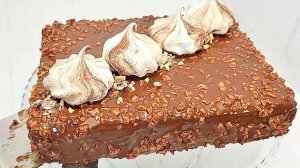 🍫🥜 ГЛАЗУРЬ ГУРМЭ (РОШЕ) НА ТЕМНОМ ШОКОЛАДЕ | Глазурь для покрытия тортов, десертов и выпечки 🔥