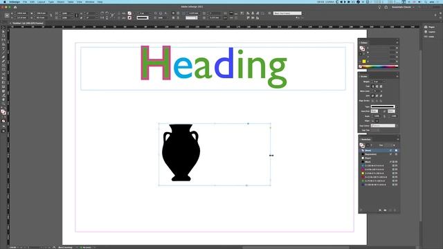 Change Text Colour in InDesign смотреть онлайн