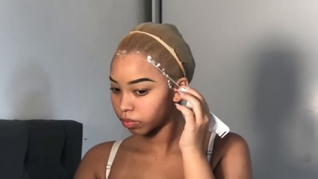 APLICAÇÃO DE LACE FRONT COMPLETA *método gringo* | my first wig смотреть онлайн