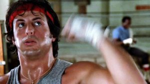 Сильвестр Сталлоне в спортивной драме «Рокки 2 / Rocky II, 1979» (Тренировка) Фрагменты