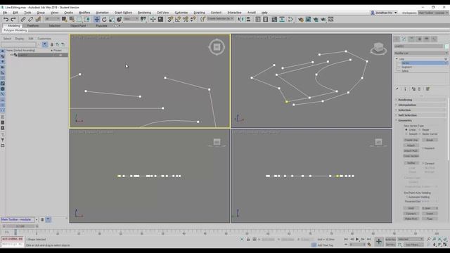 How to Fuse Line Vertex in 3DS Max смотреть онлайн