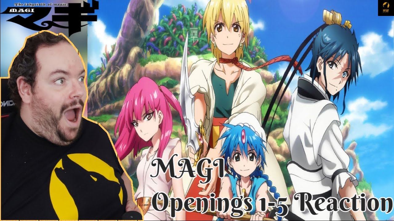 Magi Openings 1-5 Reaction / Anime OP Reaction/ Bit of Aladdinesque magic will do. смотреть онлайн