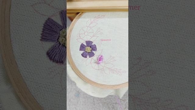 Rosette Stitch Embroidery ❤️ Gossamer смотреть онлайн