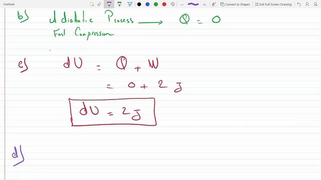 Find work done heat added and change in Entropy for a cylinder with 1 liter of air P 3-32 смотреть онлайн