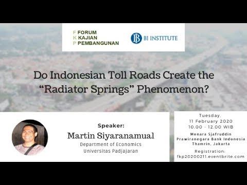 FKP 2020 02 18 - Do Indonesian Toll Roads Create the “Radiator Springs” Phenomenon? смотреть онлайн