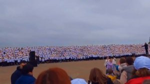 ХОР ИЗ 1000 ЧЕЛОВЕК ИСПОЛНИЛ ПЕСНЮ «РОССИЯ МОЯ» (9 МАЯ г.Ставрополь)