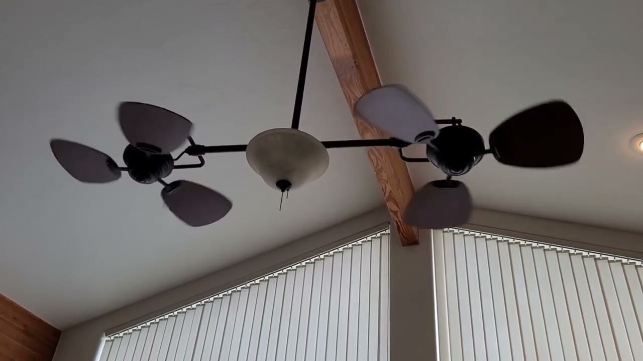Harbor Breeze Dual Headed Ceiling Fan смотреть онлайн