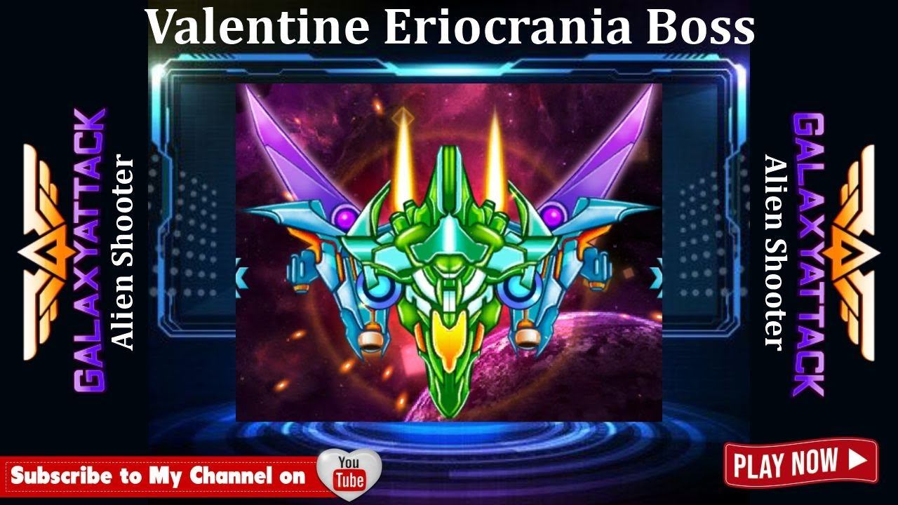 Galaxy Attack: Alien shooter | Happy Valentine Event 2022 Boss 7 Eriocrania | By Apache Gamers смотреть онлайн