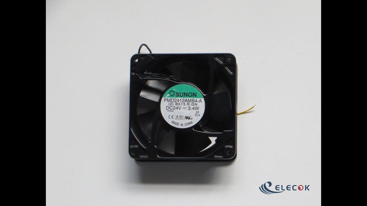 PMD2412AMB4-A 24V 3.4W 3wires Cooling Fan смотреть онлайн