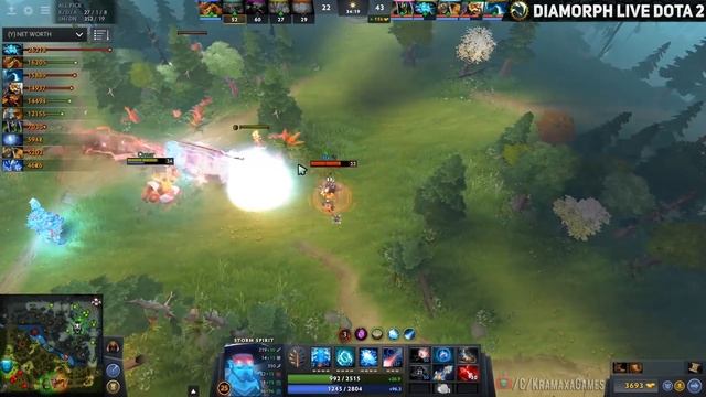 MIRACLE- M-GOD UNLIMITED MANA STORM SPIRIT - DOTA 2 PATCH 7.07 NEW META PRO GAMEPLAY смотреть онлайн