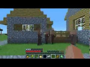 Выживание в плоском мире.#1(Знакомимся с деревней)