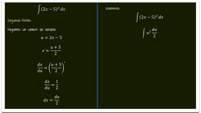 INTEGRAL 02 / 51 -- ∫ (2x-5)² dx смотреть онлайн
