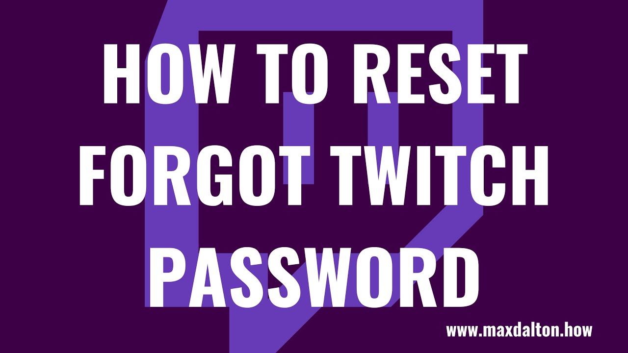 How to Reset Forgot Twitch Password смотреть онлайн