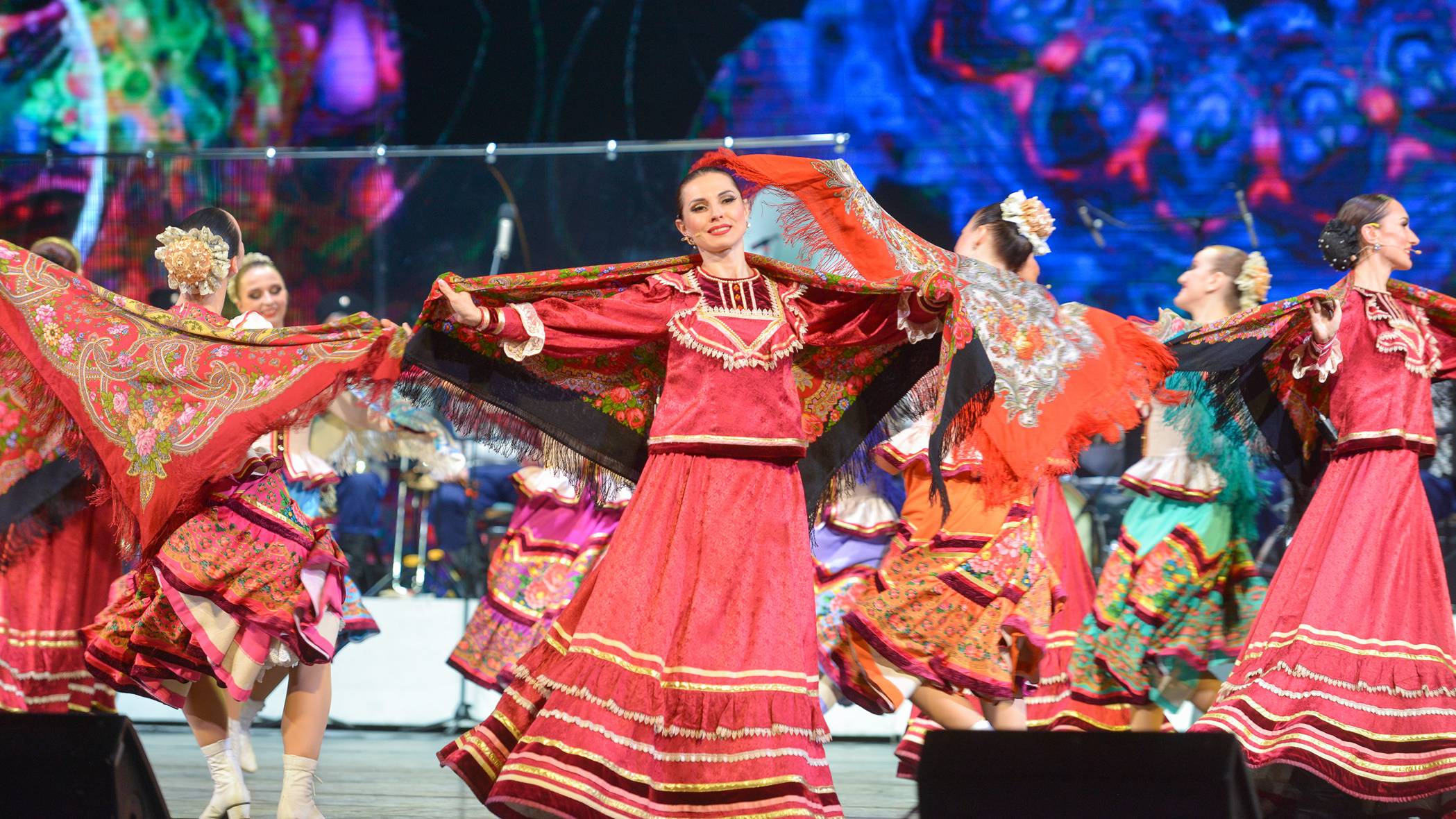 Концерт в пос. Рыздвяный Ставропольского края в рамках проведения Дня пожилого человека, 02.10.2024